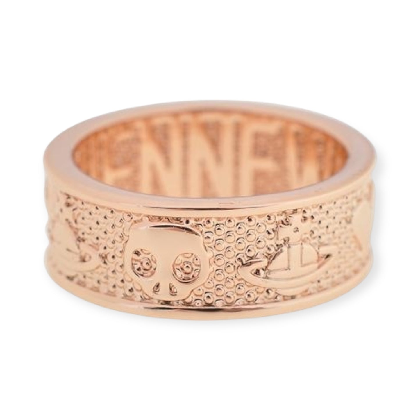 Multi Dot Dotted Symbol Abstract Engraved Orb Design Ring (3 Colors)