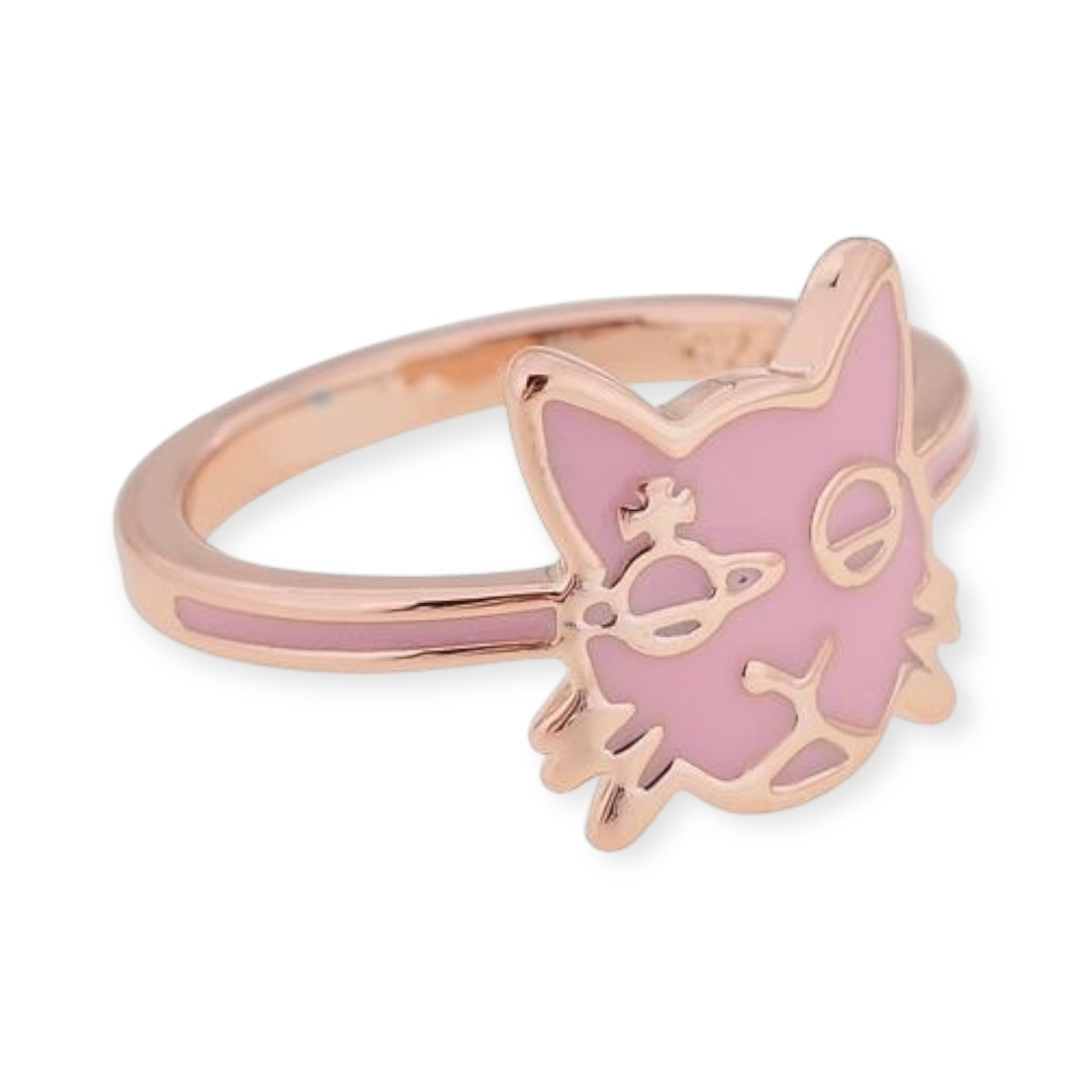 Cat Kitten Abstract Orb Eye Design Ring (3 Colors)