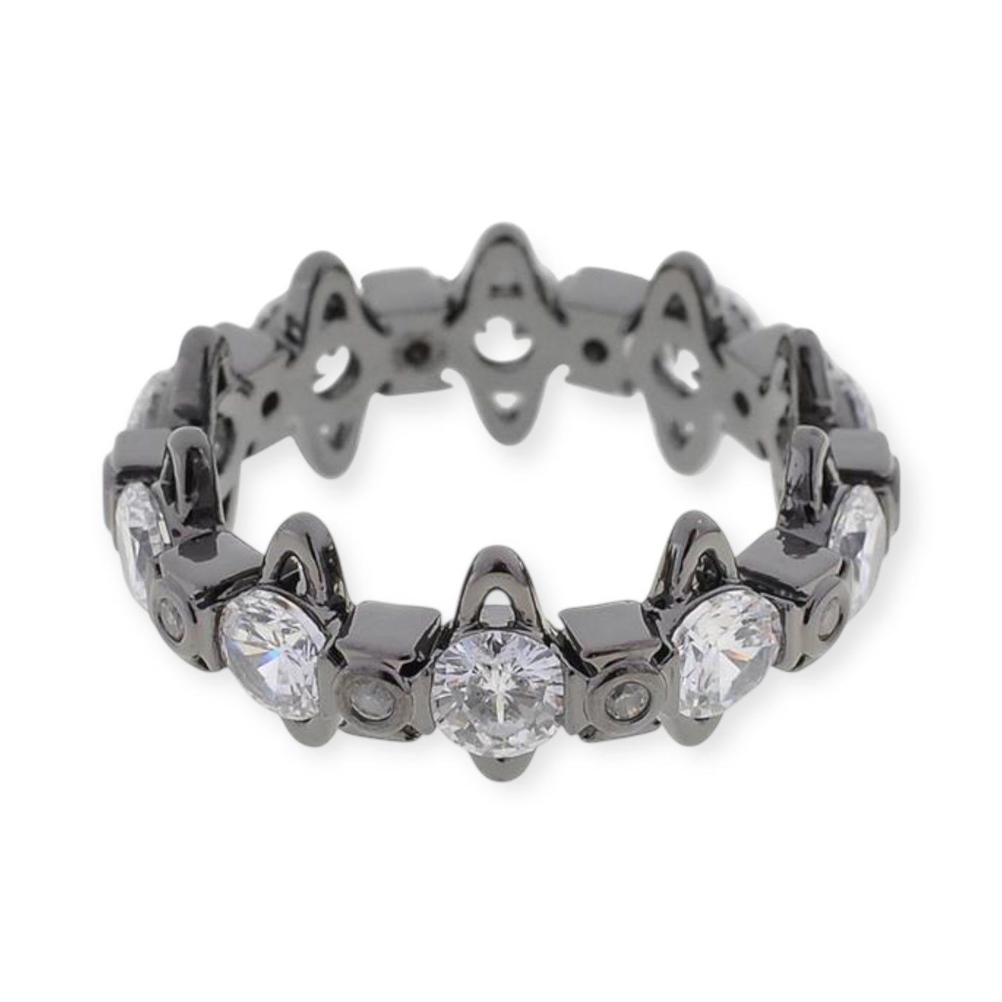 Multi Repeated Gem Orb Design Ring (5 colors)